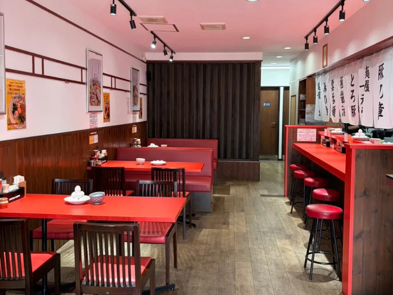 麺屋 一元堂の店内